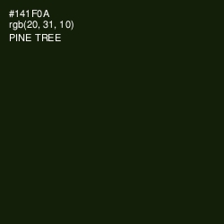 #141F0A - Pine Tree Color Image